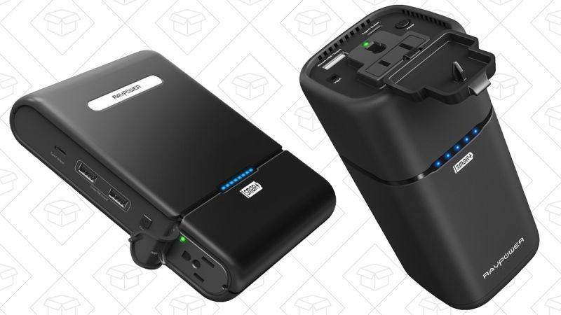 Batería RAVPower 27000mAh 100W AC | $96 | Amazon | Usa el código KJAPB055 Batería RAVPower 20,100mAh 65W AC | $67 | Amazon | Usa el código KJAPB054